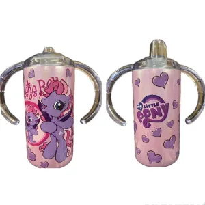 Purple Pony 12oz Stainless Steel Sippy Cup