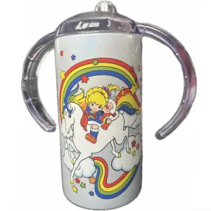 Rainbow Girl 12oz Stainless Steel Sippy Cup