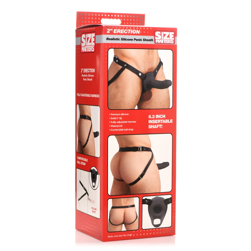 Size Matter 2 Erection Real Sheath Blk