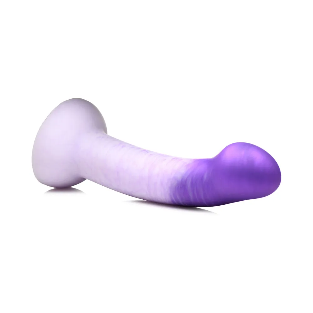 Strap U G-Swirl G-Spot Silicone Dildo Purple