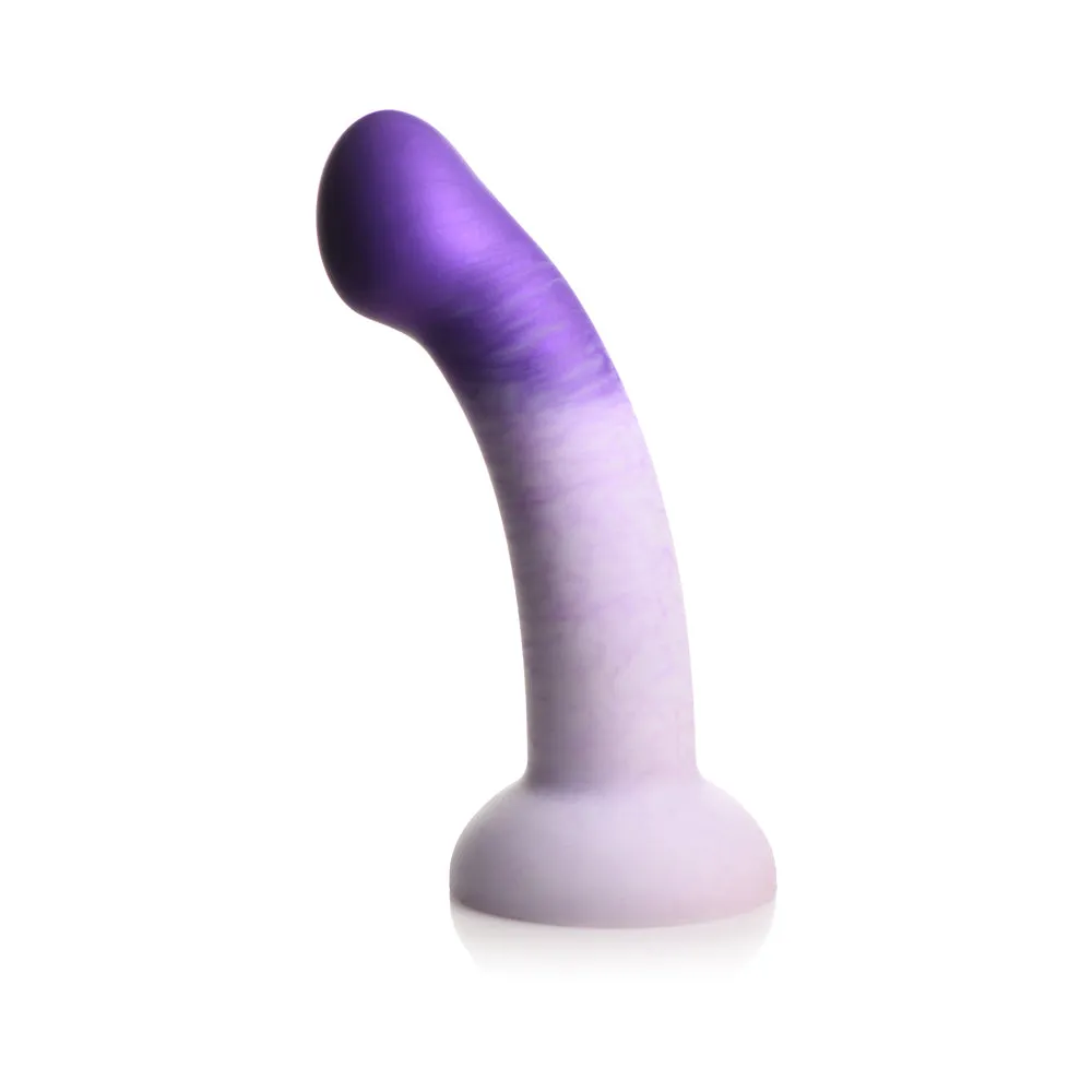 Strap U G-Swirl G-Spot Silicone Dildo Purple