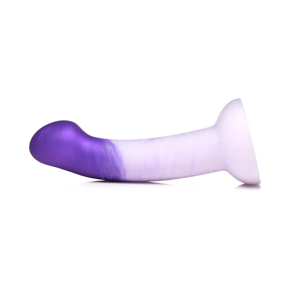 Strap U G-Swirl G-Spot Silicone Dildo Purple