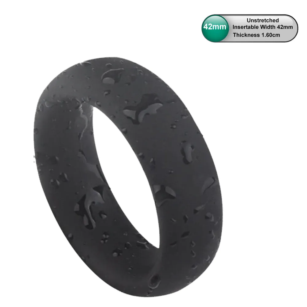 STRONG Rubber Silicone Cock Ring Penis Erection STAY HARD Delay Rings Sex Toy