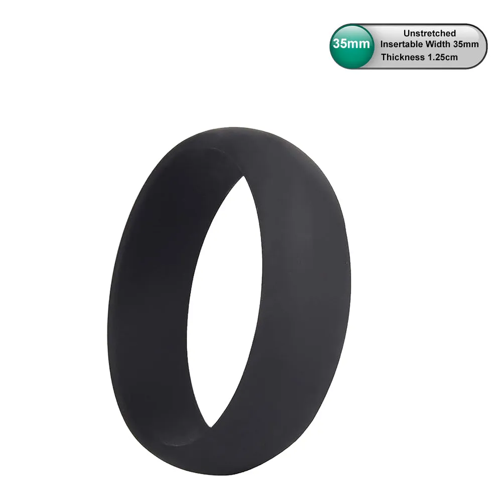 STRONG Rubber Silicone Cock Ring Penis Erection STAY HARD Delay Rings Sex Toy