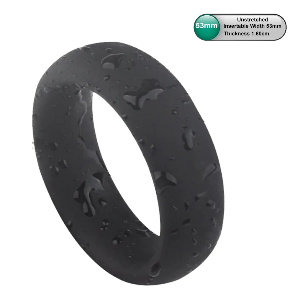 STRONG Rubber Silicone Cock Ring Penis Erection STAY HARD Delay Rings Sex Toy