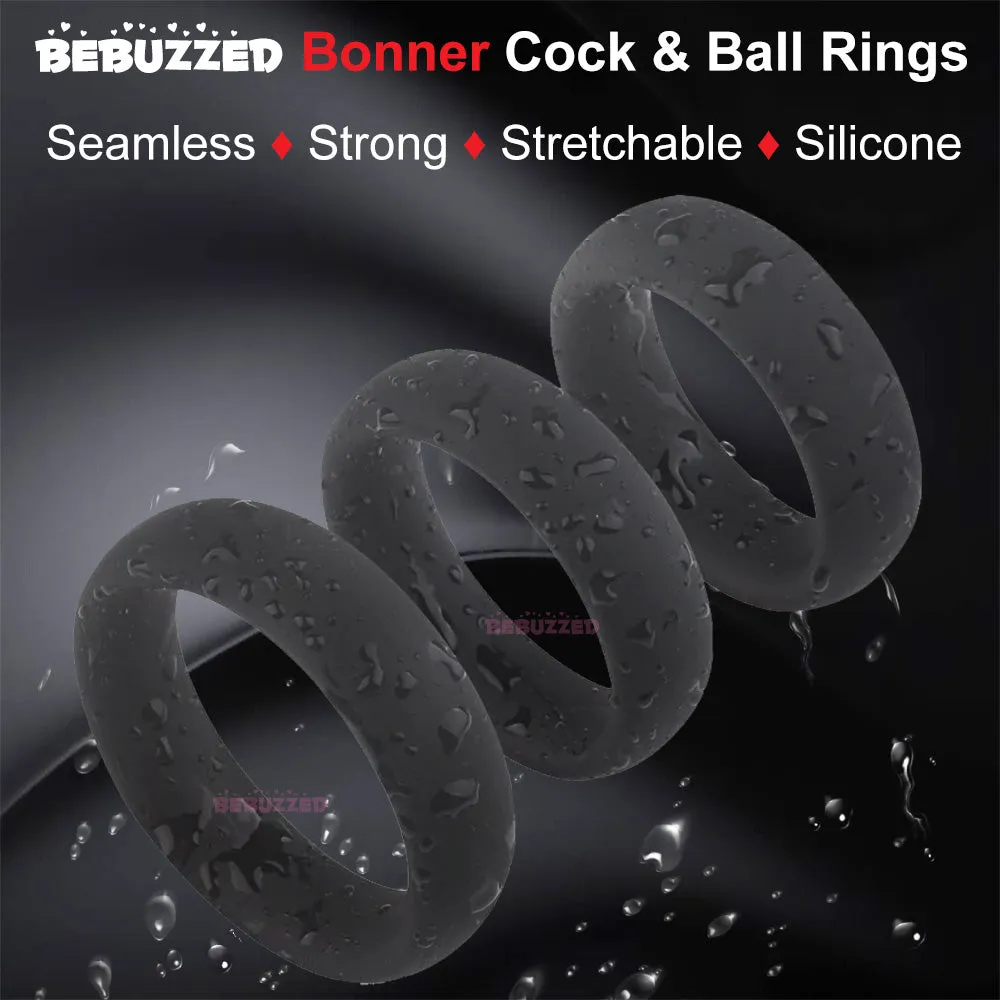 STRONG Rubber Silicone Cock Ring Penis Erection STAY HARD Delay Rings Sex Toy