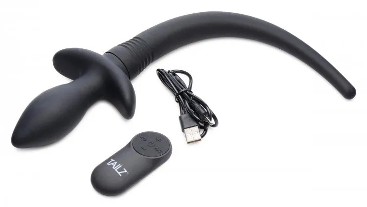 TAILZ WAGGERZ MOVING VIBRATING PUPPY TAIL ANAL PLUG