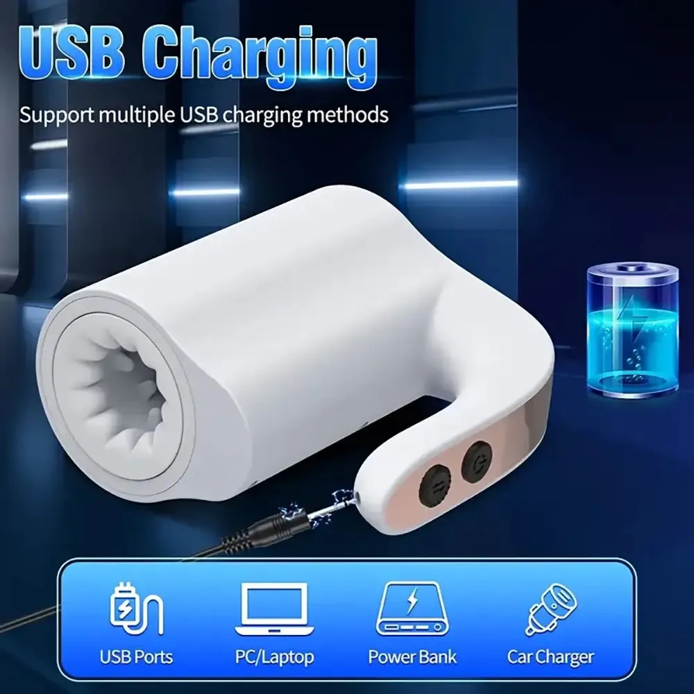 Telescopic Rotation Automatic Masturbator Cock Trainer For Men Sex