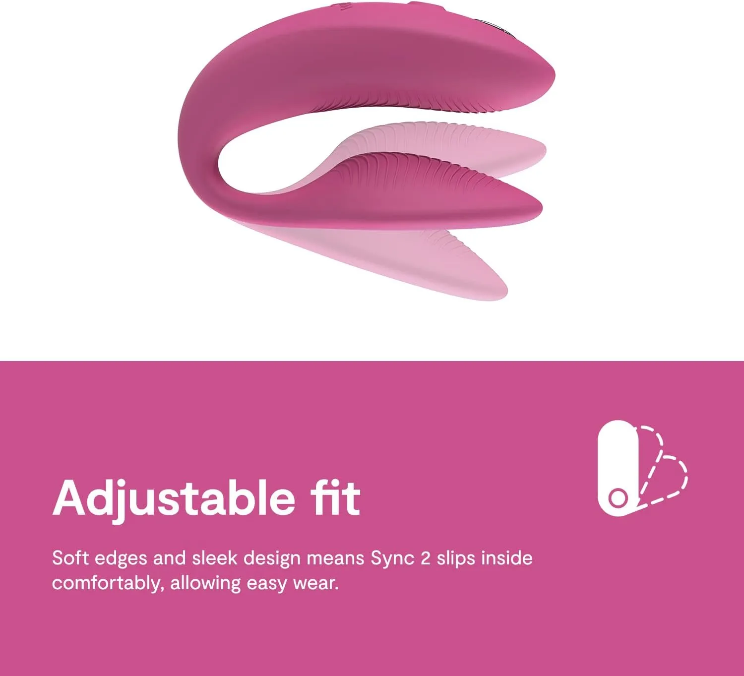 We-Vibe Sync 2 APP Remote Control Couples Vibrator Pink