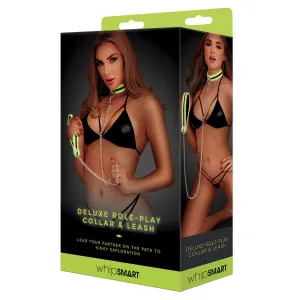 Whip Smart Glow in the Dark Deluxe Role Play Collar & Leash