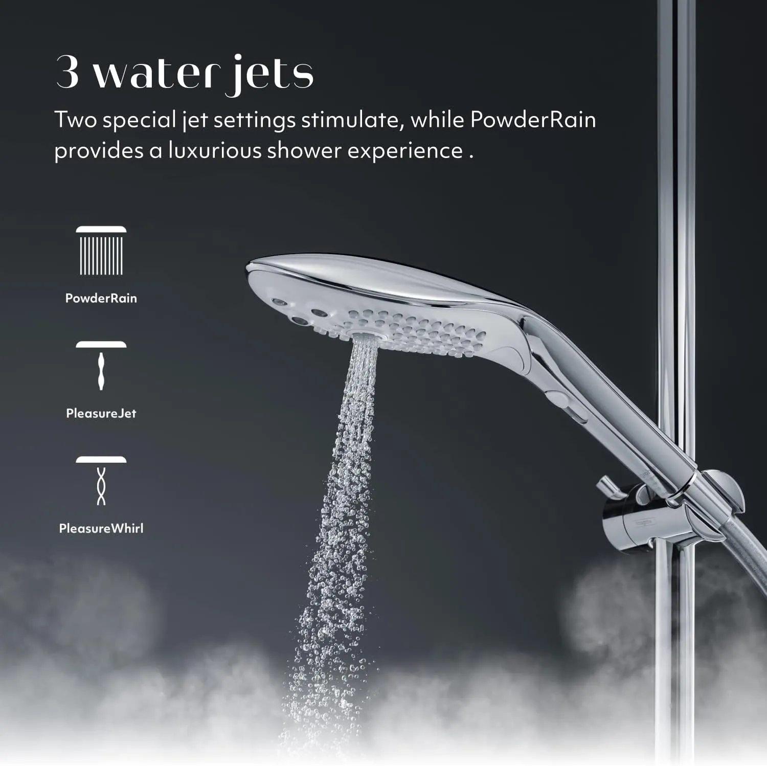 Womanizer Wave Clitoral Stimulation Shower Head Chrome