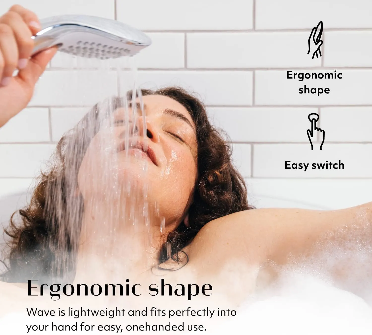 Womanizer Wave Clitoral Stimulation Shower Head Chrome