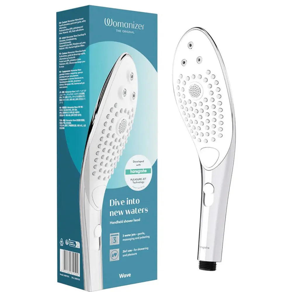 Womanizer Wave Clitoral Stimulation Shower Head Chrome