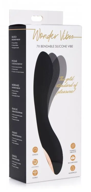 WONDER VIBES 7X BENDABLE SILICONE VIBE