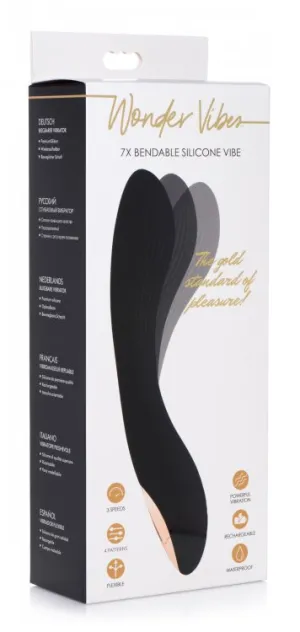 WONDER VIBES 7X BENDABLE SILICONE VIBE